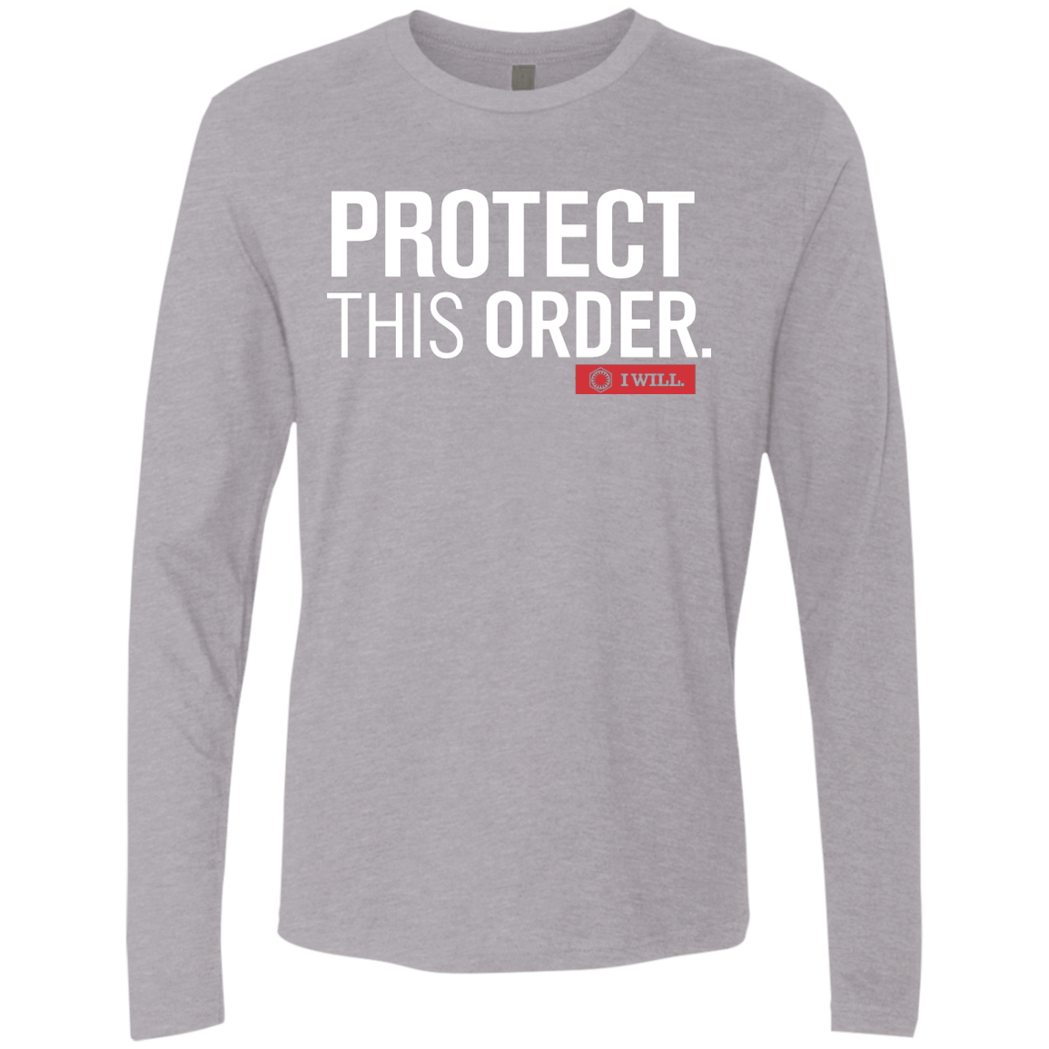 T-Shirts Heather Grey / Small Protect This Order Men's Premium Long Sleeve