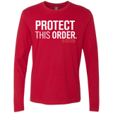 T-Shirts Red / Small Protect This Order Men's Premium Long Sleeve