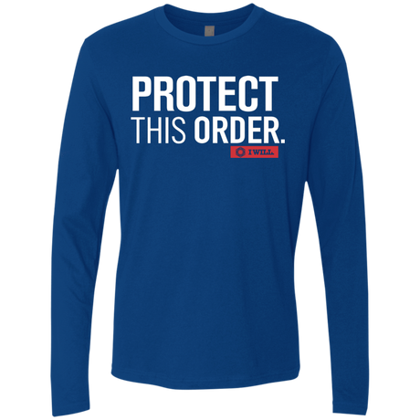 T-Shirts Royal / Small Protect This Order Men's Premium Long Sleeve