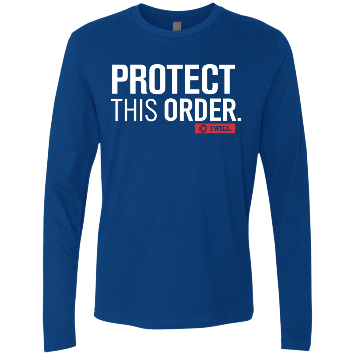 T-Shirts Royal / Small Protect This Order Men's Premium Long Sleeve