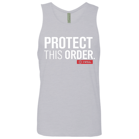 T-Shirts Heather Grey / Small Protect This Order Men's Premium Tank Top