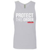T-Shirts Heather Grey / Small Protect This Order Men's Premium Tank Top