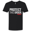 T-Shirts Black / X-Small Protect This Order Men's Premium V-Neck