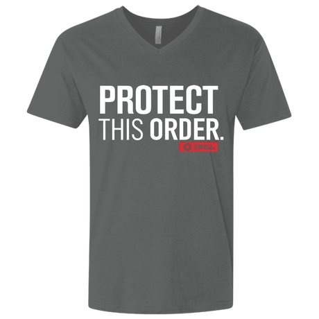 T-Shirts Heavy Metal / X-Small Protect This Order Men's Premium V-Neck