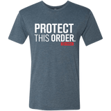 T-Shirts Indigo / Small Protect This Order Men's Triblend T-Shirt