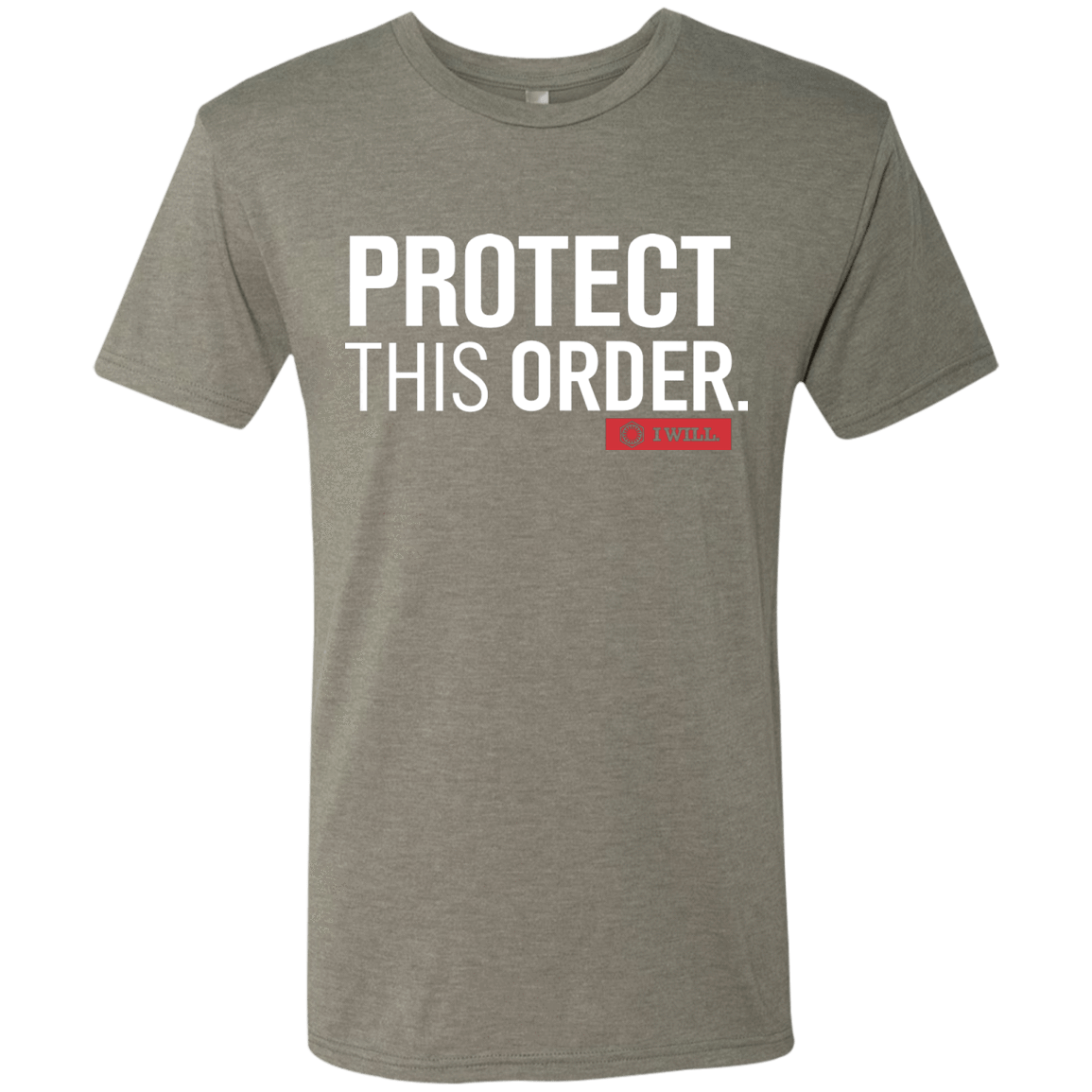 T-Shirts Venetian Grey / Small Protect This Order Men's Triblend T-Shirt