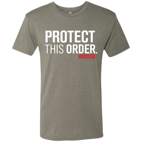 T-Shirts Venetian Grey / Small Protect This Order Men's Triblend T-Shirt