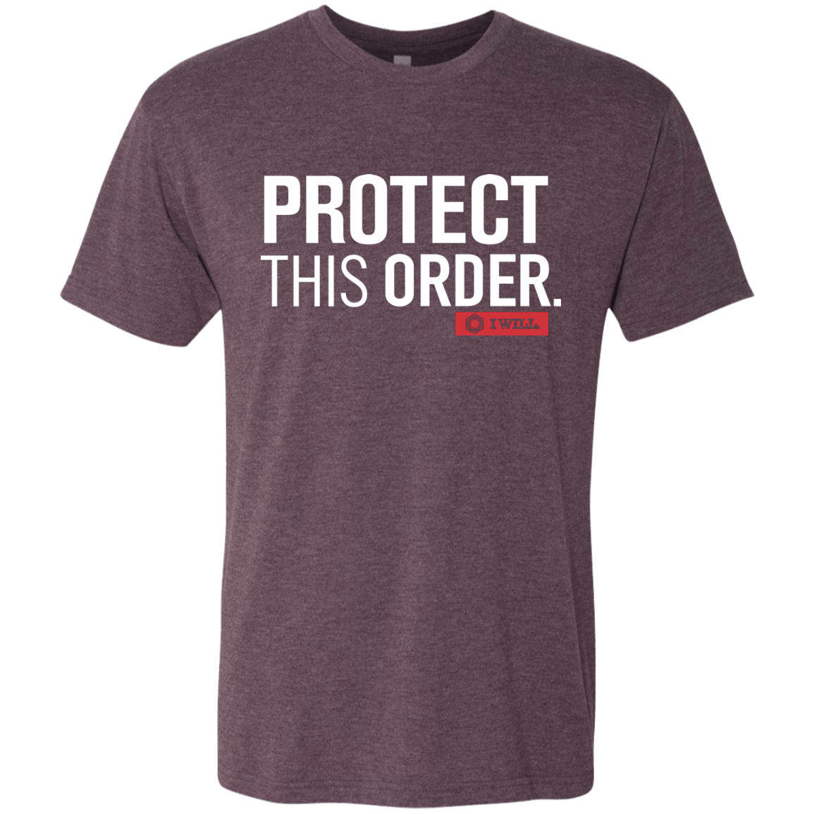 T-Shirts Vintage Purple / Small Protect This Order Men's Triblend T-Shirt