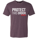 T-Shirts Vintage Purple / Small Protect This Order Men's Triblend T-Shirt