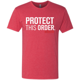 T-Shirts Vintage Red / Small Protect This Order Men's Triblend T-Shirt