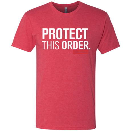 T-Shirts Vintage Red / Small Protect This Order Men's Triblend T-Shirt