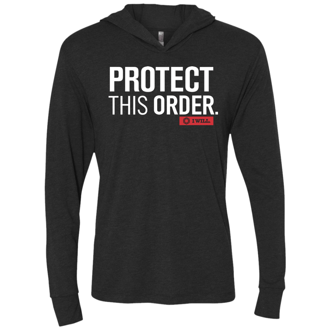 T-Shirts Vintage Black / X-Small Protect This Order Triblend Long Sleeve Hoodie Tee