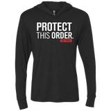 T-Shirts Vintage Black / X-Small Protect This Order Triblend Long Sleeve Hoodie Tee