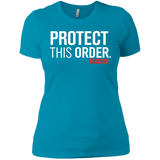 T-Shirts Turquoise / X-Small Protect This Order Women's Premium T-Shirt