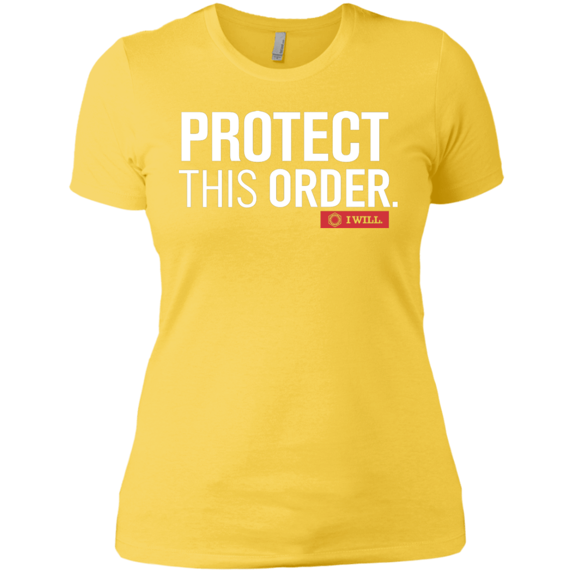 T-Shirts Vibrant Yellow / X-Small Protect This Order Women's Premium T-Shirt