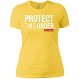 T-Shirts Vibrant Yellow / X-Small Protect This Order Women's Premium T-Shirt