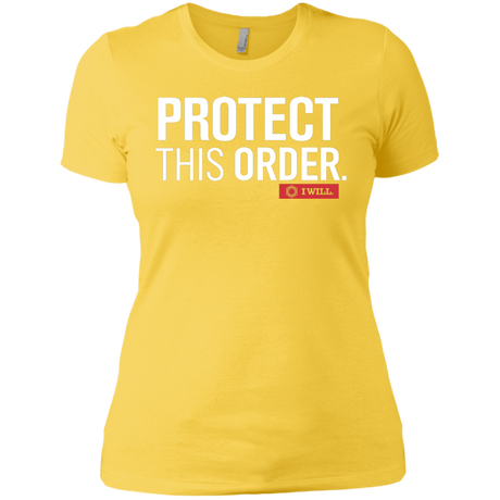 T-Shirts Vibrant Yellow / X-Small Protect This Order Women's Premium T-Shirt