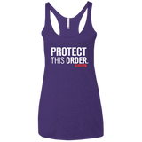 T-Shirts Purple / X-Small Protect This Order Women's Triblend Racerback Tank