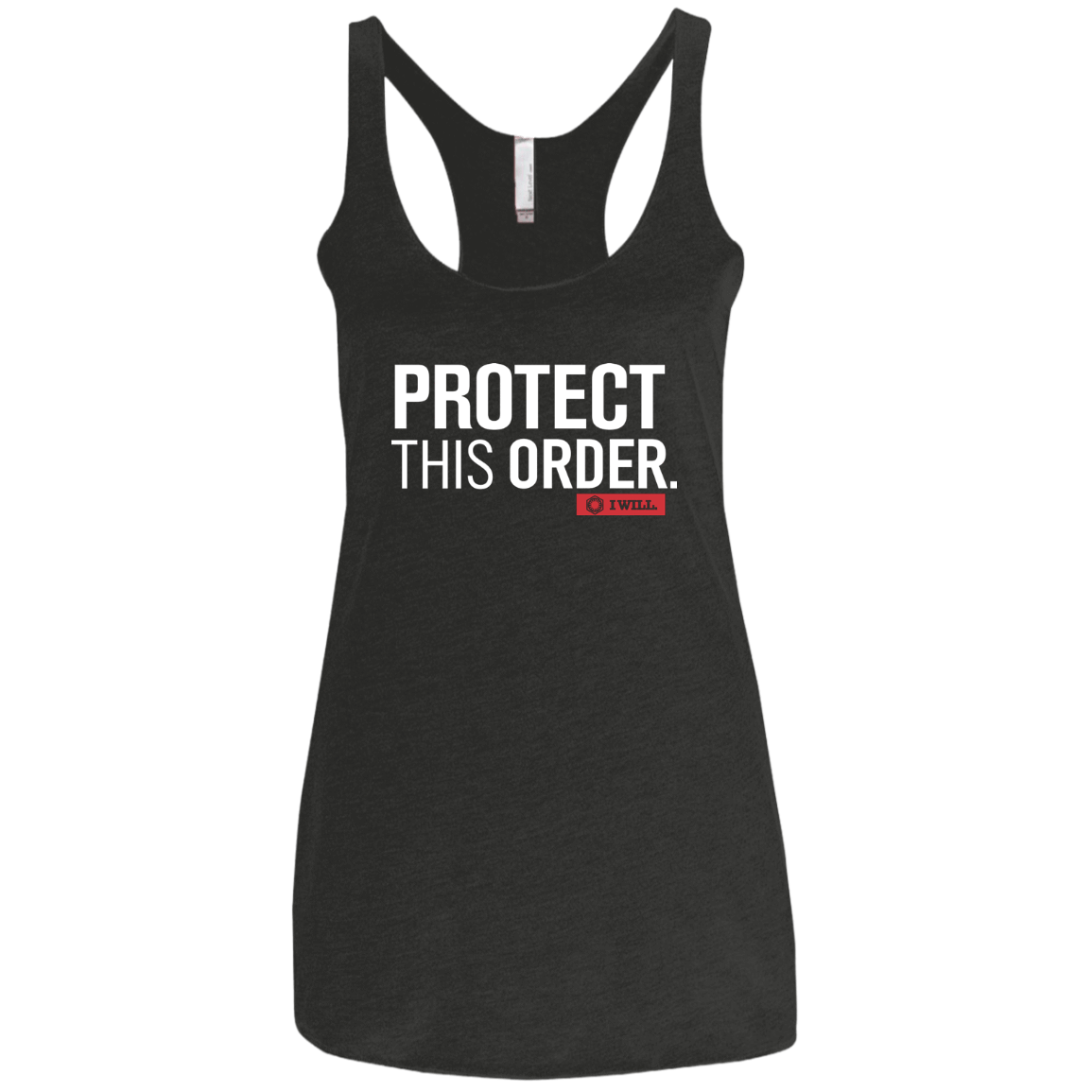 T-Shirts Vintage Black / X-Small Protect This Order Women's Triblend Racerback Tank