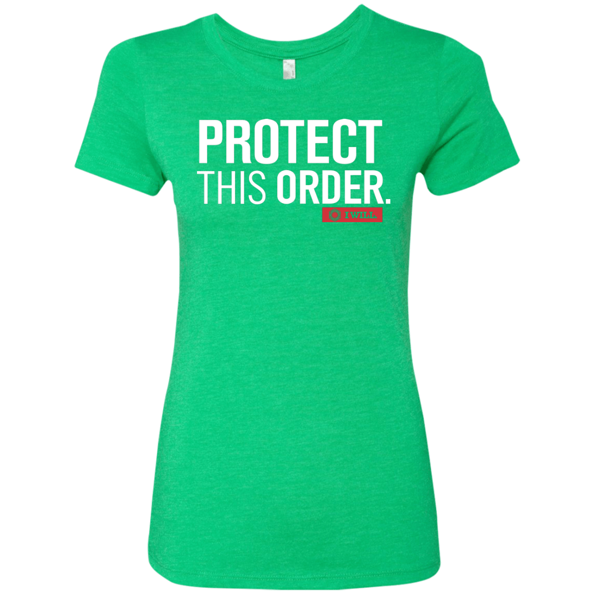 T-Shirts Envy / Small Protect This Order Women's Triblend T-Shirt