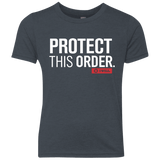 T-Shirts Vintage Navy / YXS Protect This Order Youth Triblend T-Shirt
