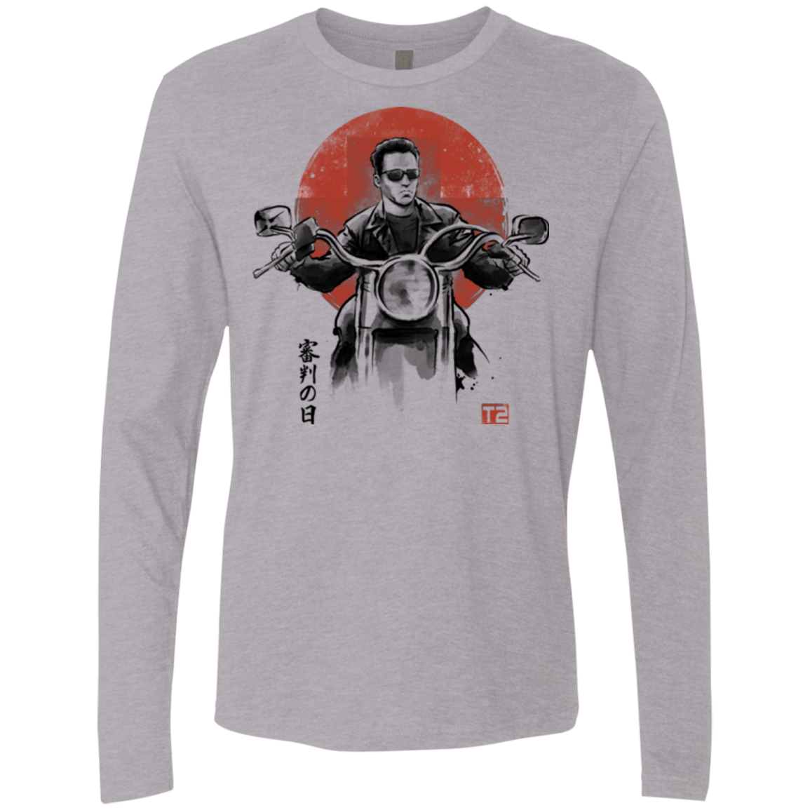T-Shirts Heather Grey / Small Protector Men's Premium Long Sleeve