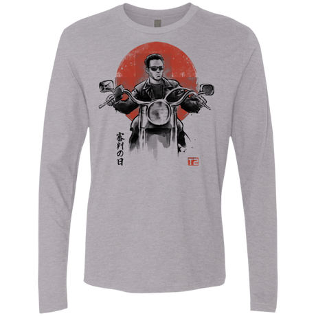 T-Shirts Heather Grey / Small Protector Men's Premium Long Sleeve