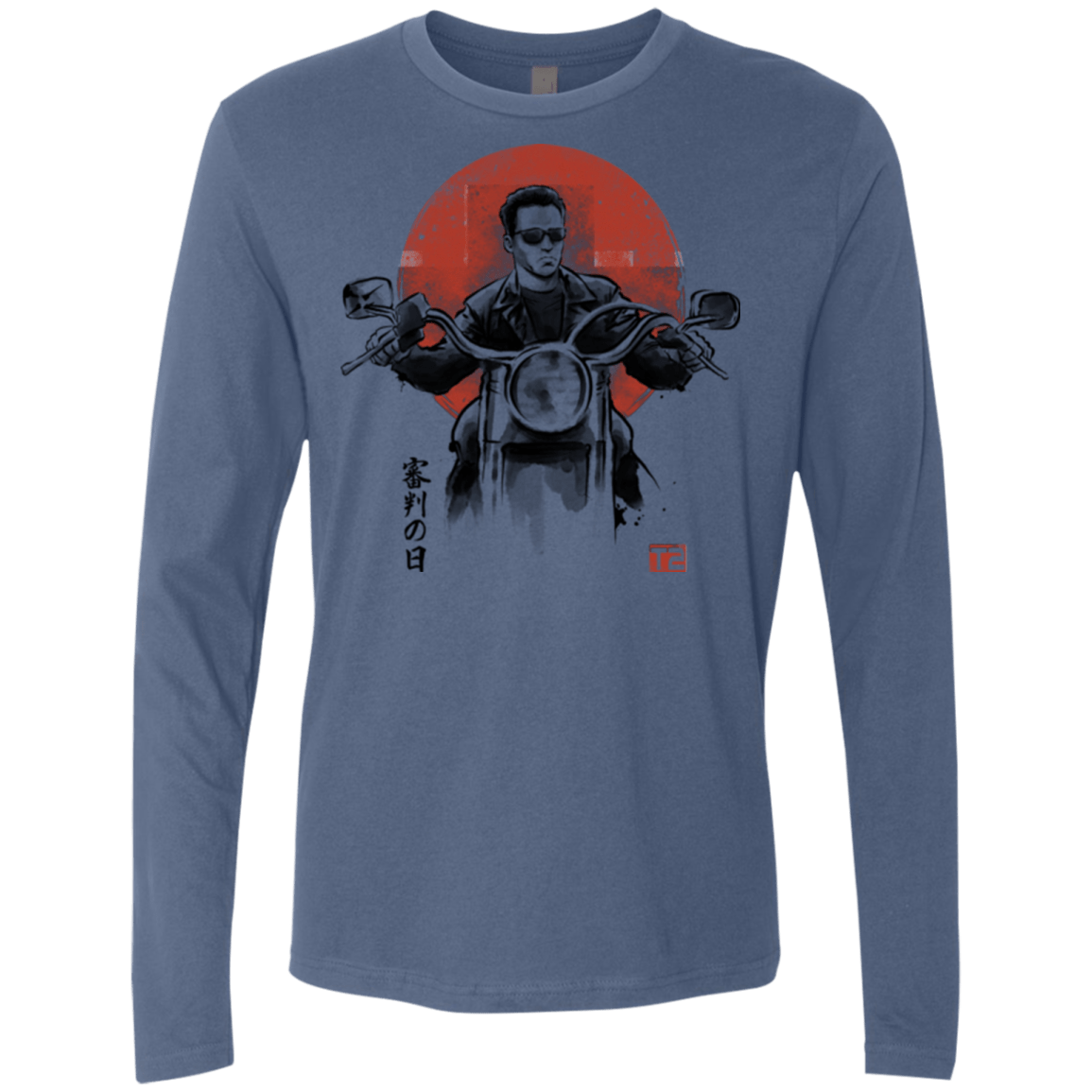 T-Shirts Indigo / Small Protector Men's Premium Long Sleeve