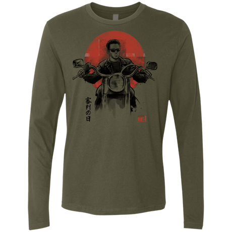 T-Shirts Military Green / Small Protector Men's Premium Long Sleeve