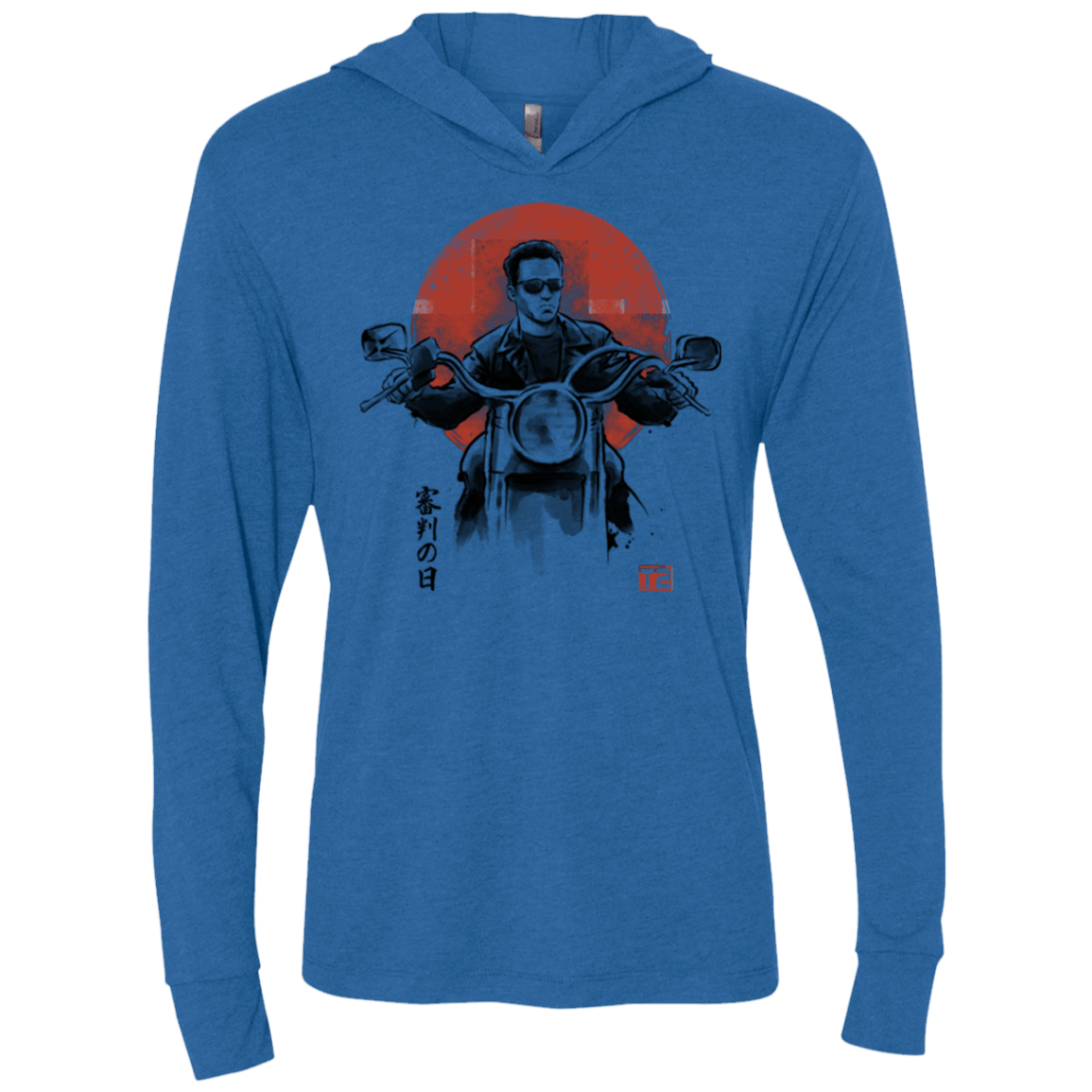 T-Shirts Vintage Royal / X-Small Protector Triblend Long Sleeve Hoodie Tee