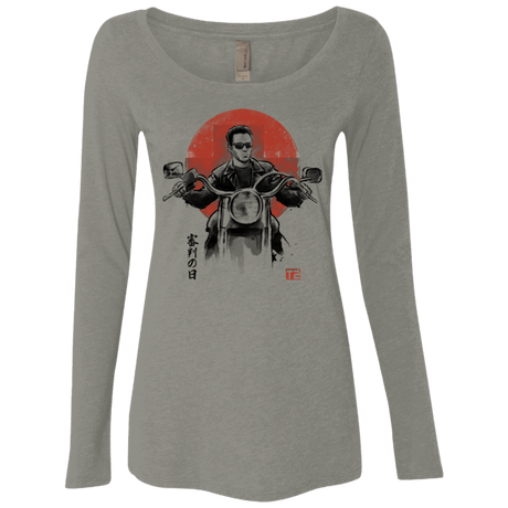 T-Shirts Venetian Grey / Small Protector Women's Triblend Long Sleeve Shirt
