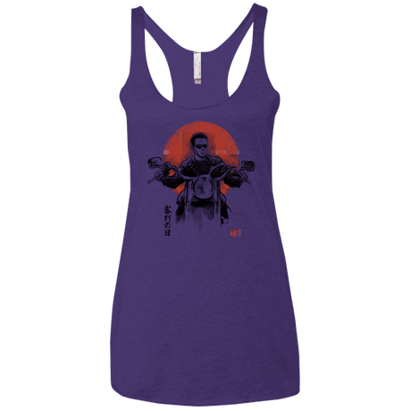 T-Shirts Purple Rush / X-Small Protector Women's Triblend Racerback Tank