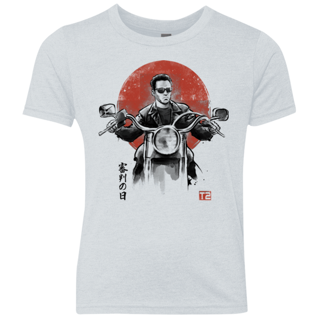 T-Shirts Heather White / YXS Protector Youth Triblend T-Shirt