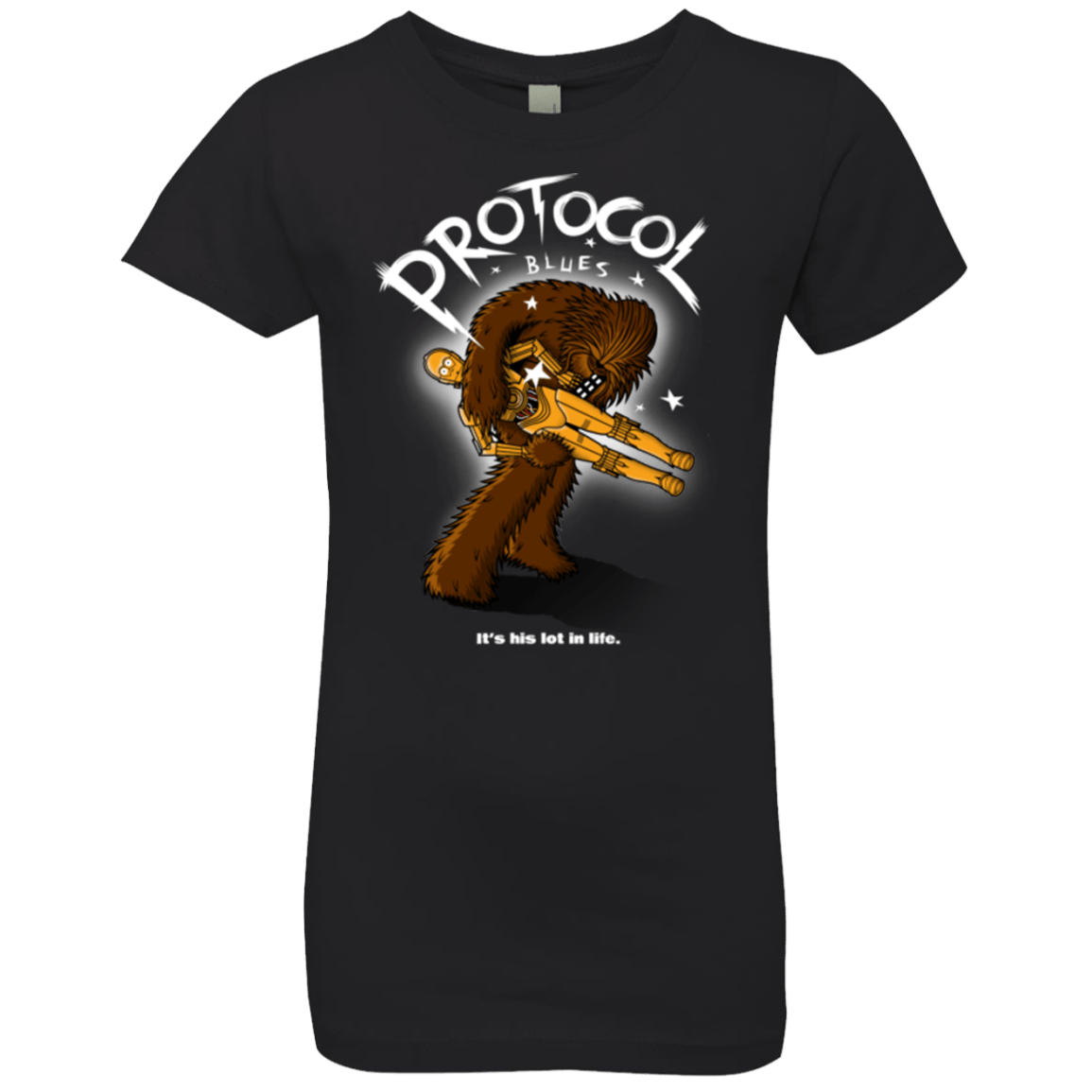 T-Shirts Black / YXS Protocol Blues Girls Premium T-Shirt