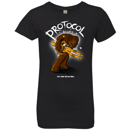 T-Shirts Black / YXS Protocol Blues Girls Premium T-Shirt