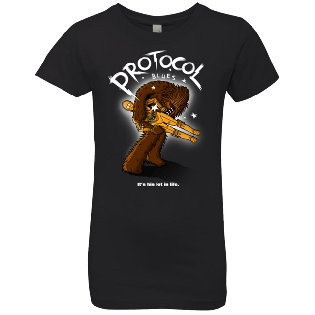 T-Shirts Black / YXS Protocol Blues Girls Premium T-Shirt