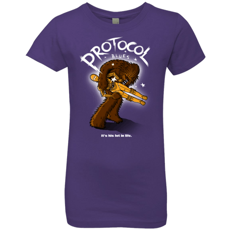 T-Shirts Purple Rush / YXS Protocol Blues Girls Premium T-Shirt