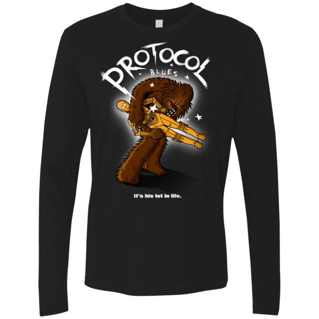 T-Shirts Black / Small Protocol Blues Men's Premium Long Sleeve