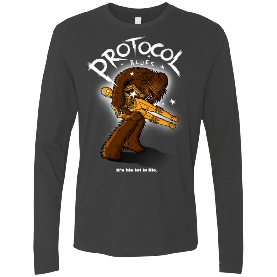 T-Shirts Heavy Metal / Small Protocol Blues Men's Premium Long Sleeve