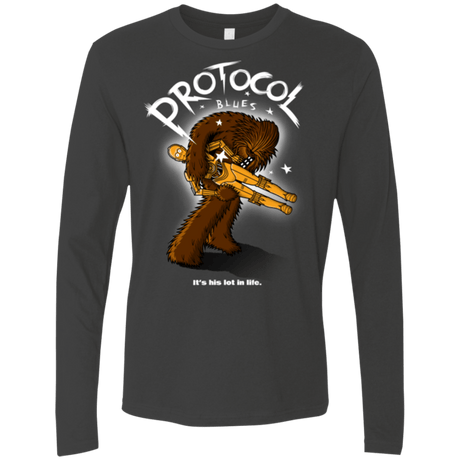 T-Shirts Heavy Metal / Small Protocol Blues Men's Premium Long Sleeve