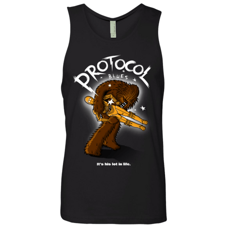 T-Shirts Black / Small Protocol Blues Men's Premium Tank Top