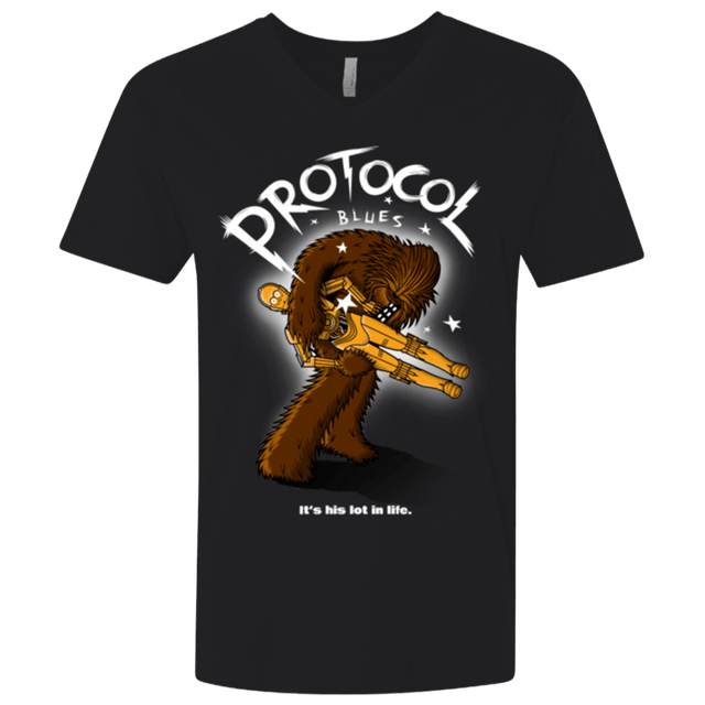 T-Shirts Black / X-Small Protocol Blues Men's Premium V-Neck