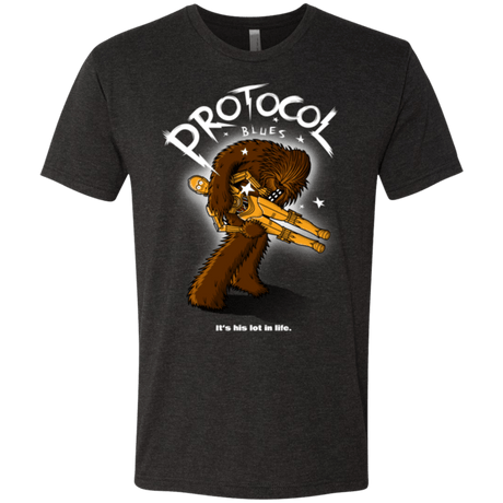 T-Shirts Vintage Black / Small Protocol Blues Men's Triblend T-Shirt