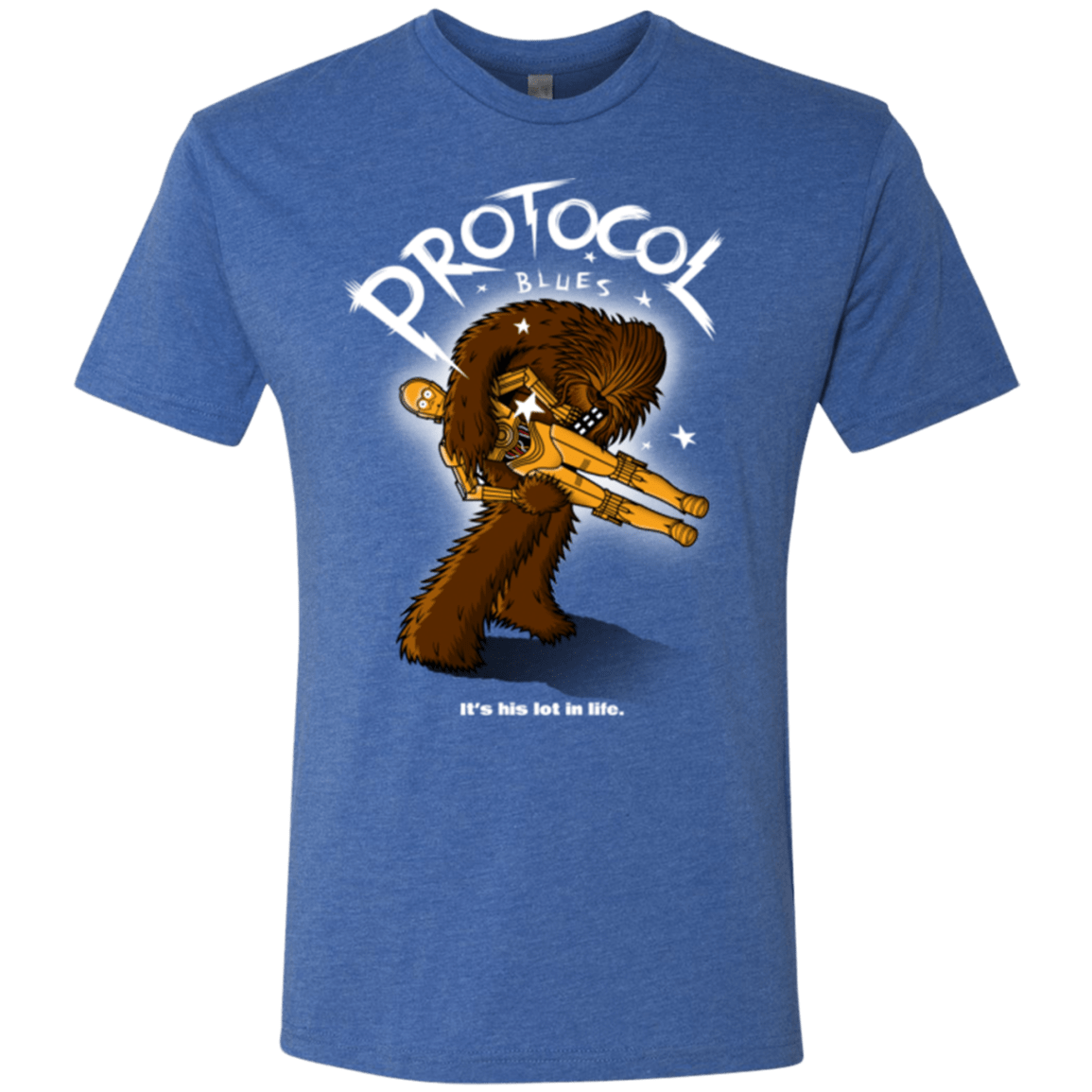 T-Shirts Vintage Royal / Small Protocol Blues Men's Triblend T-Shirt