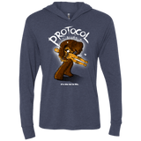 T-Shirts Vintage Navy / X-Small Protocol Blues Triblend Long Sleeve Hoodie Tee