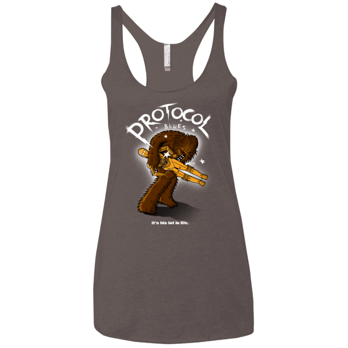 T-Shirts Macchiato / X-Small Protocol Blues Women's Triblend Racerback Tank