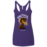 T-Shirts Purple / X-Small Protocol Blues Women's Triblend Racerback Tank