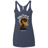 T-Shirts Vintage Navy / X-Small Protocol Blues Women's Triblend Racerback Tank