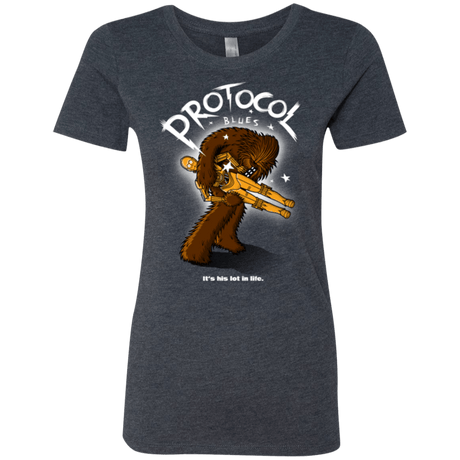T-Shirts Vintage Navy / Small Protocol Blues Women's Triblend T-Shirt
