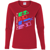T-Shirts Red / S PSX Women's Long Sleeve T-Shirt